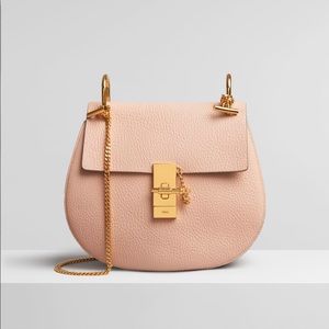 Chloe Pink and Gold Women's Bag
